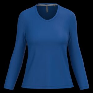 T-shirt col V manches longues femme – Image 61