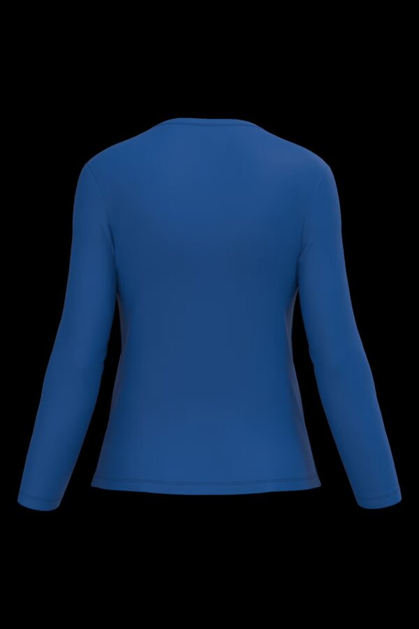 T-shirt col rond manches longues femme