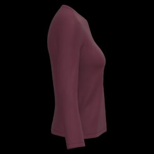 T-shirt col rond manches longues femme – Image 72
