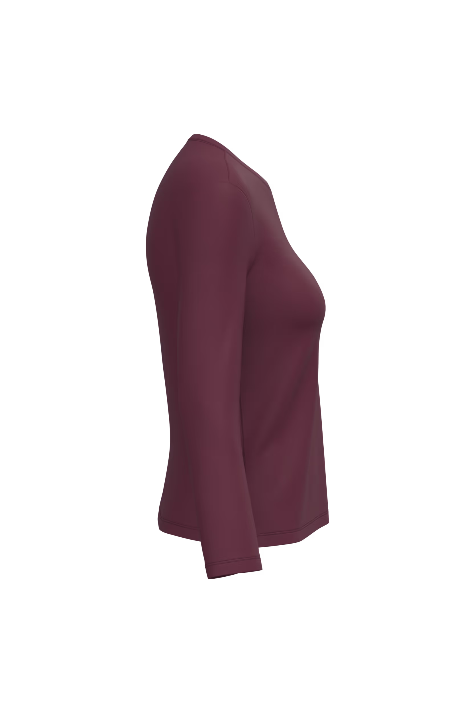 T-shirt col rond manches longues femme – Image 72