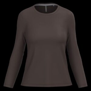 T-shirt col rond manches longues femme – Image 19