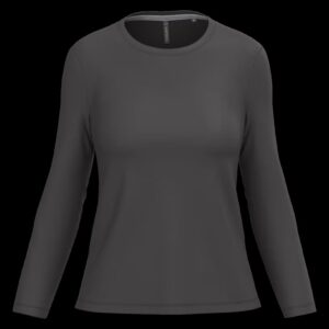 T-shirt col rond manches longues femme – Image 22
