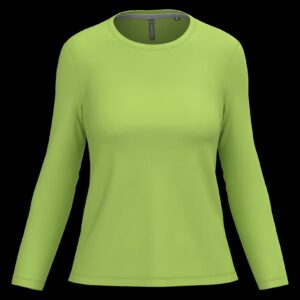 T-shirt col rond manches longues femme – Image 43