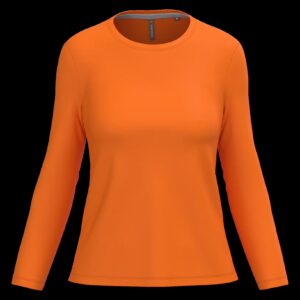 T-shirt col rond manches longues femme – Image 49
