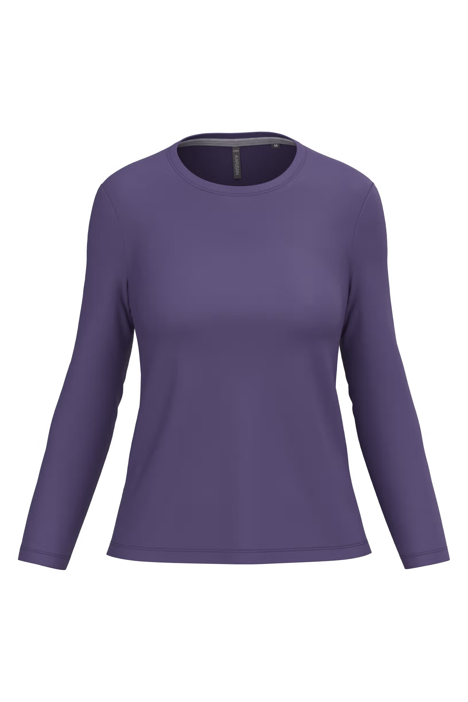T-shirt col rond manches longues femme – Image 55