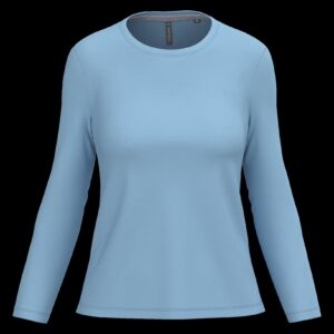 T-shirt col rond manches longues femme – Image 64