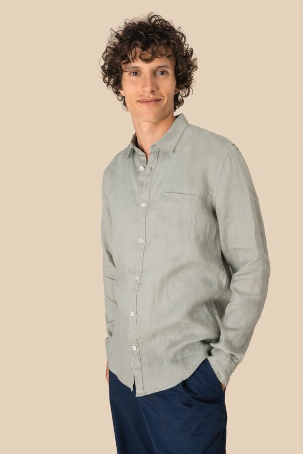 Chemise en lin homme