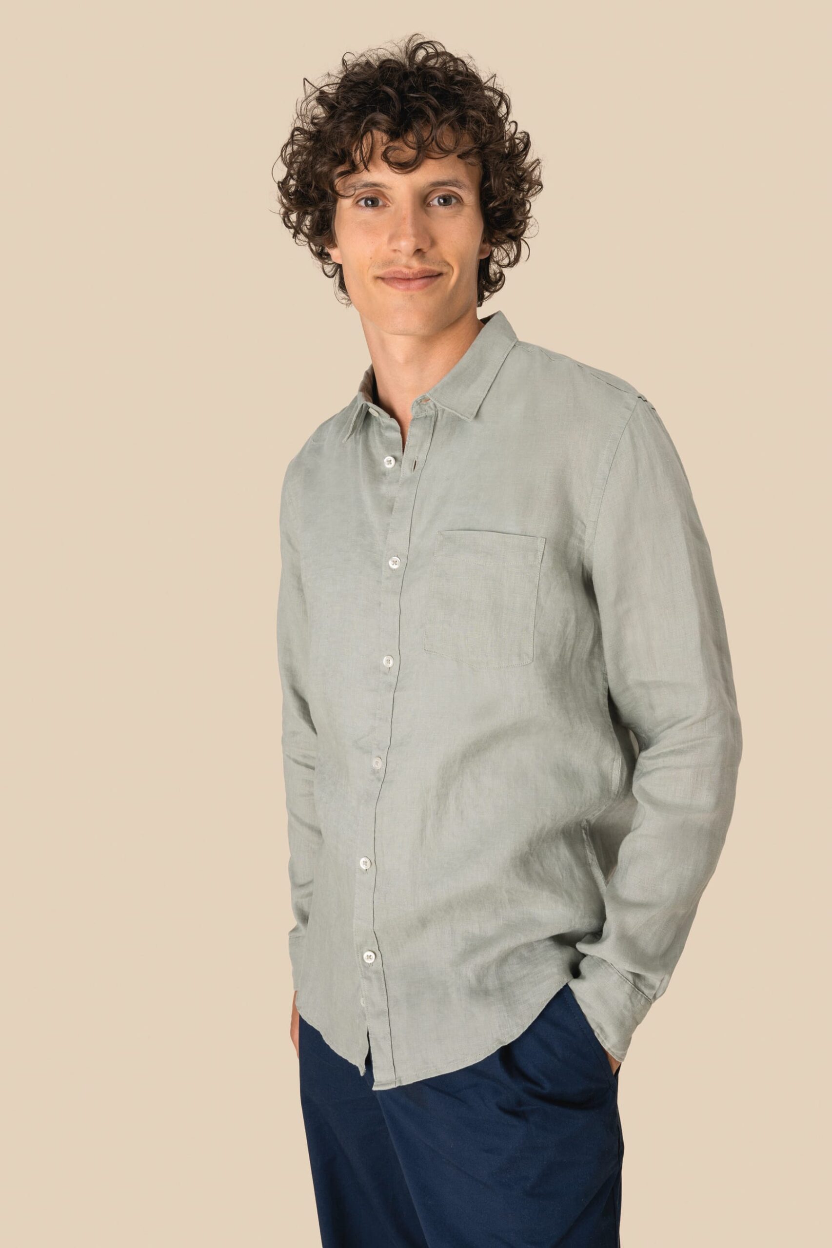 Chemise en lin homme – Image 4