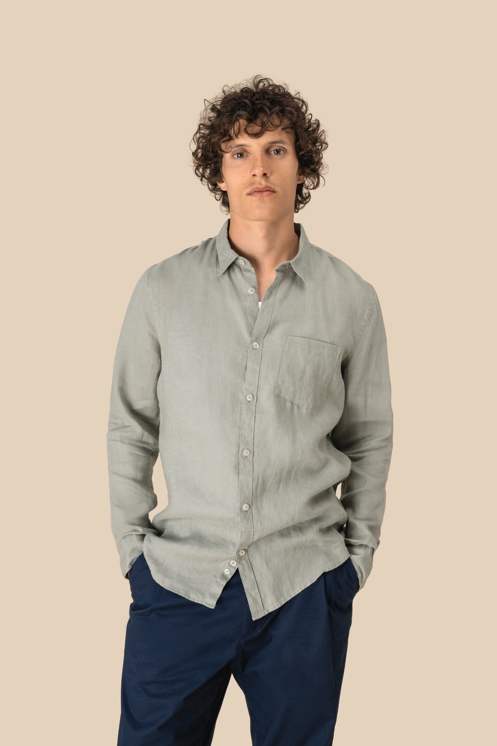 Chemise en lin homme – Image 1