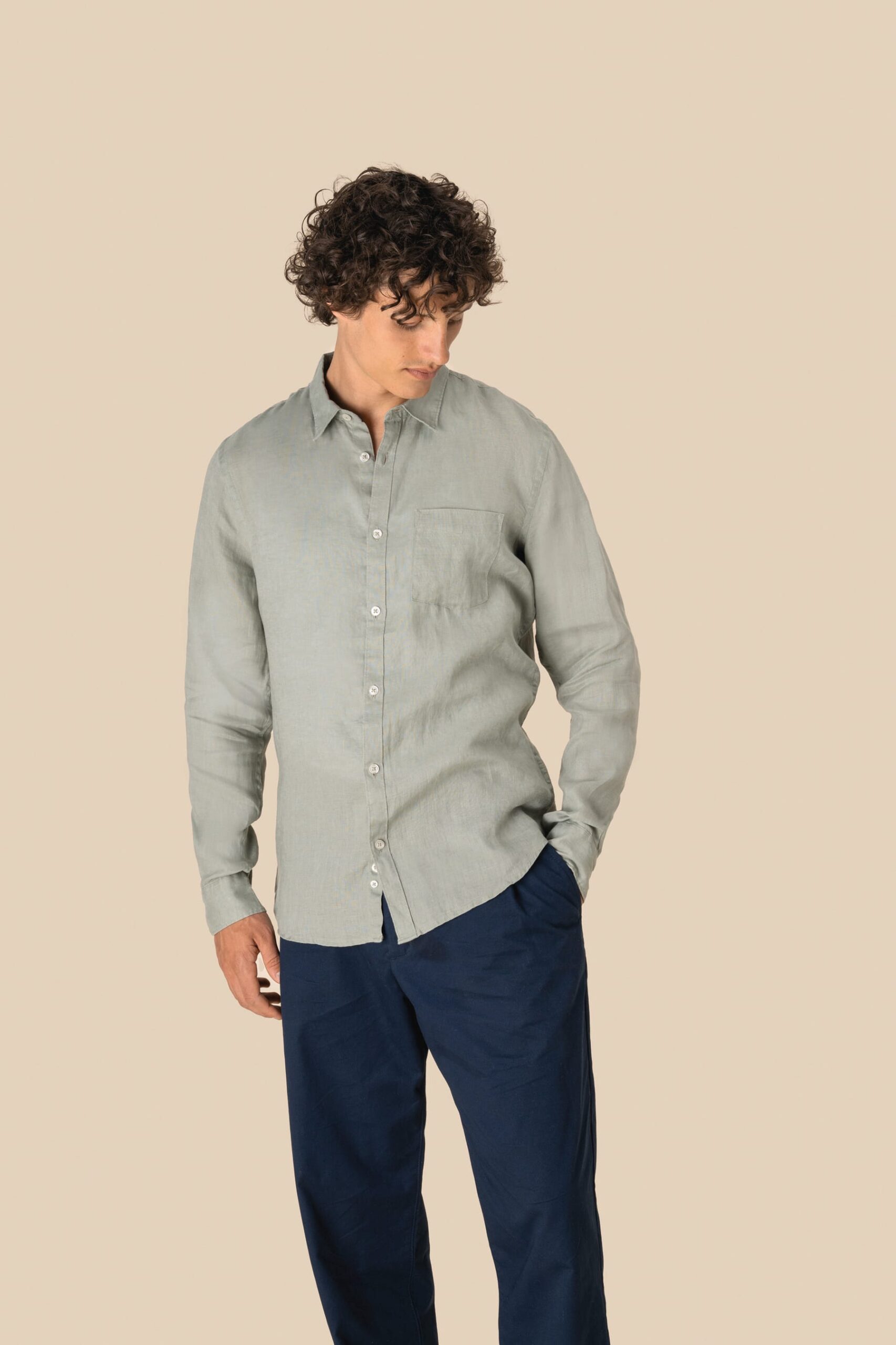 Chemise en lin homme – Image 3