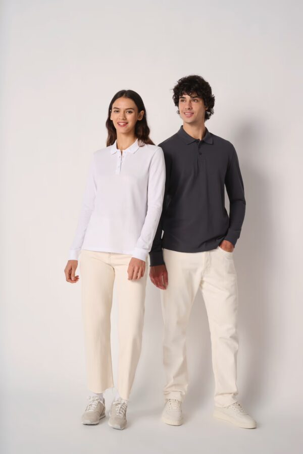 Polo piqué LSL femme