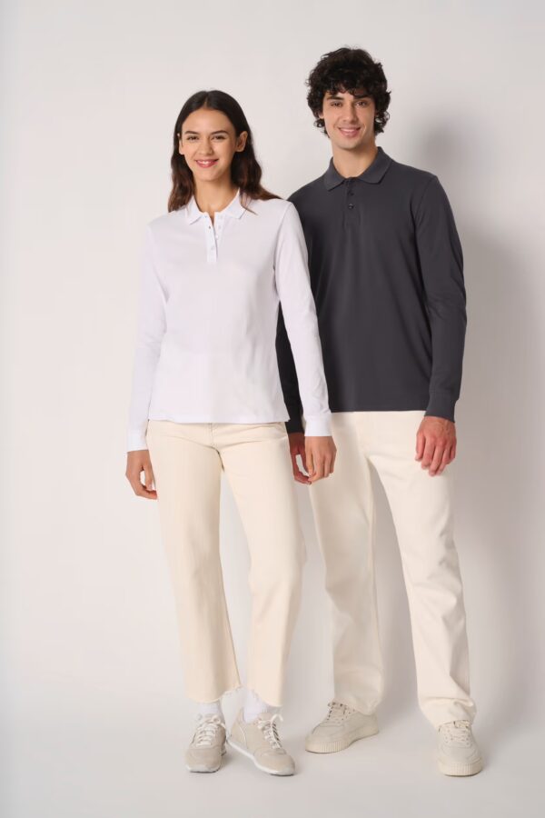 Polo piqué LSL femme