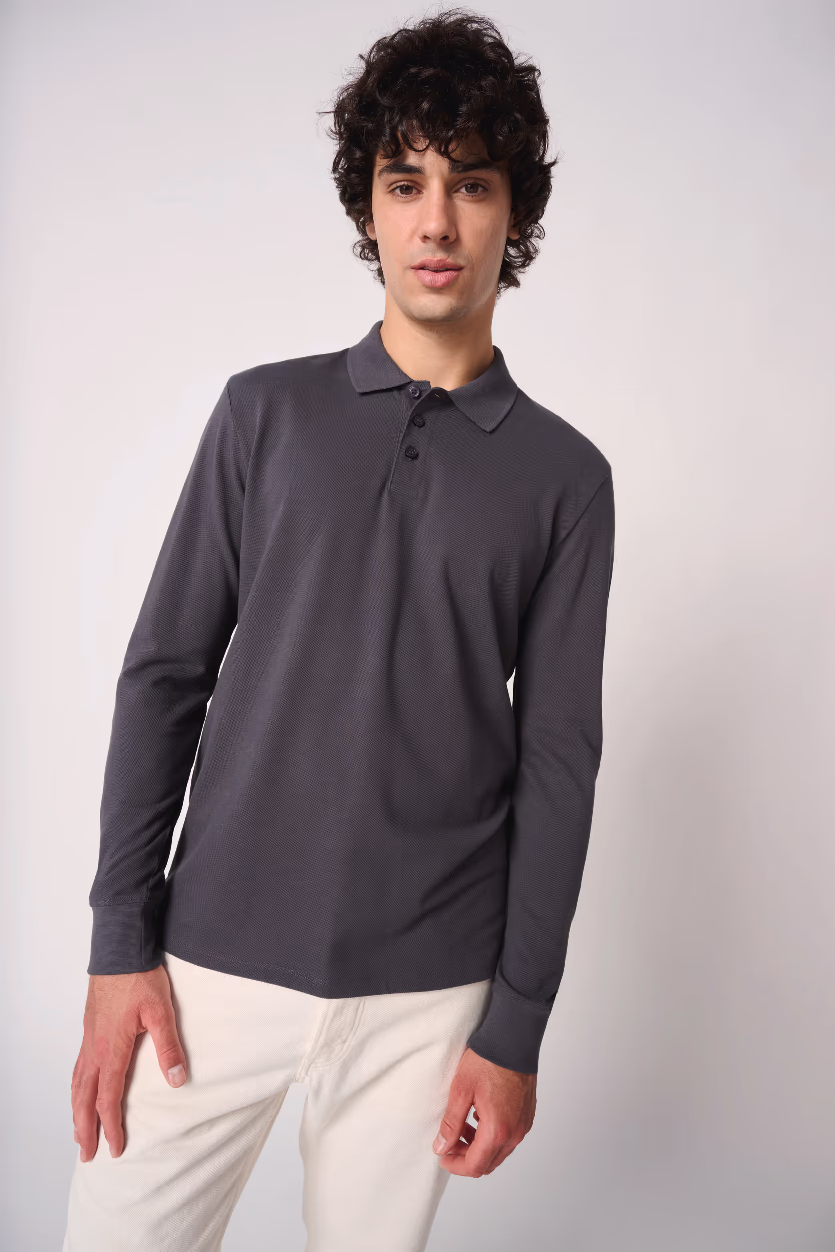 Polo piqué LSL homme – Image 4