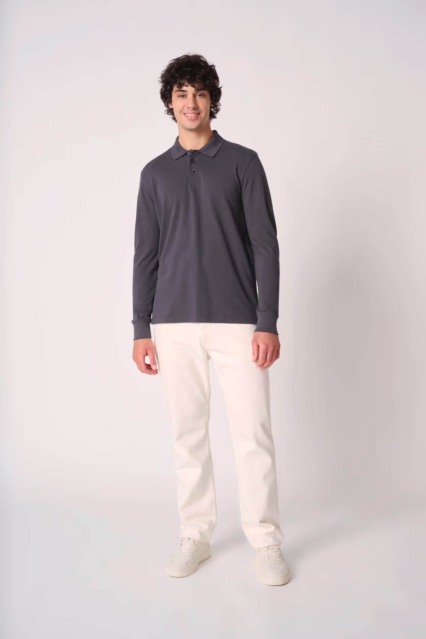 Polo piqué LSL homme – Image 5
