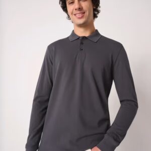 Polo piqué LSL homme – Image 1