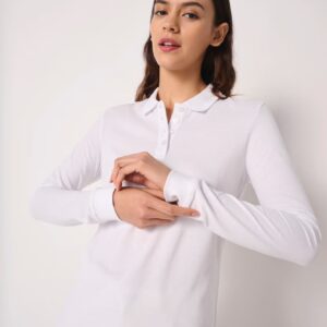 Polo piqué LSL femme – Image 4