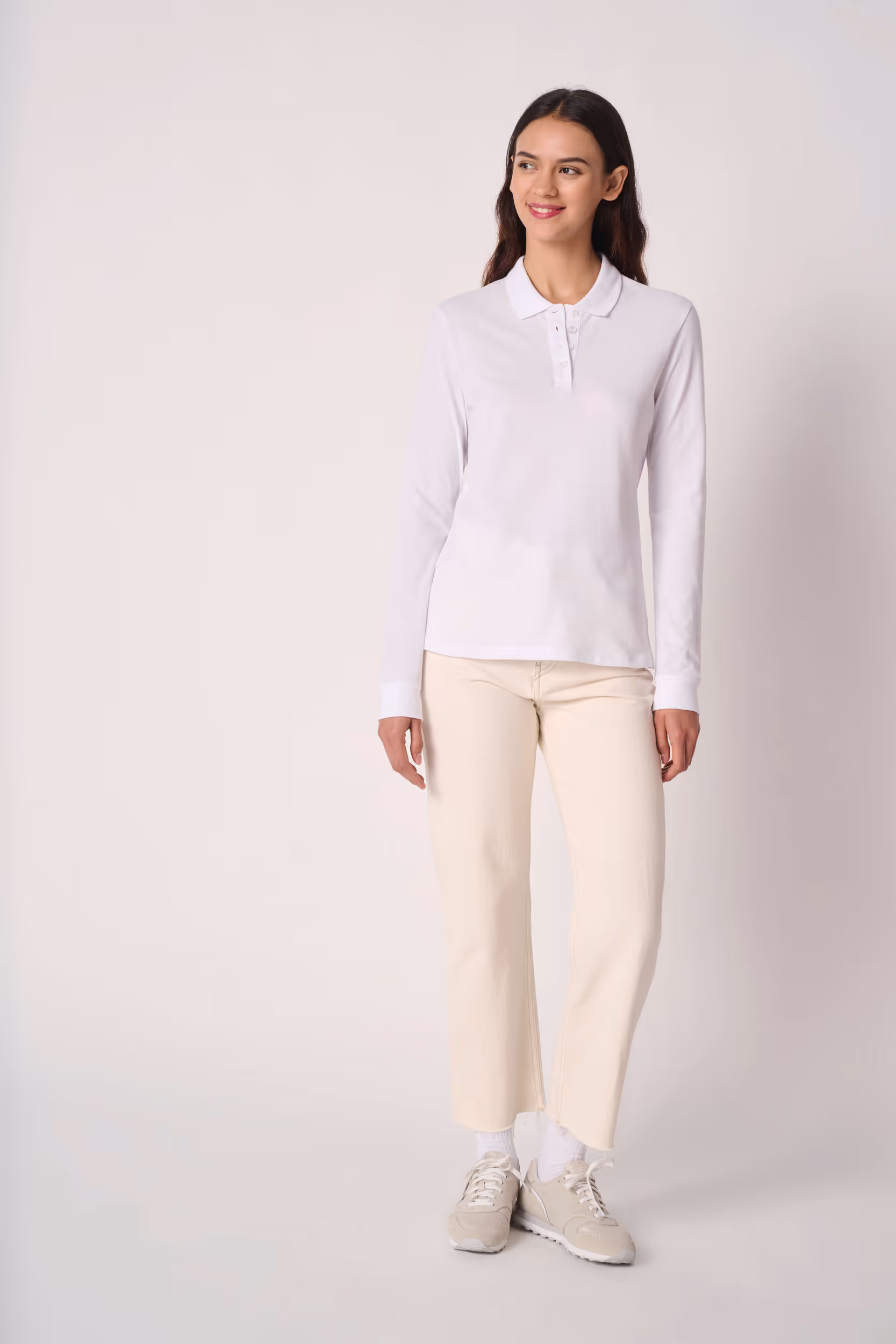 Polo piqué LSL femme – Image 5