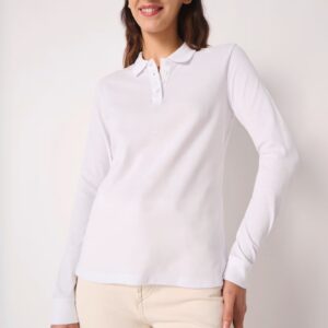 Polo piqué LSL femme – Image 3
