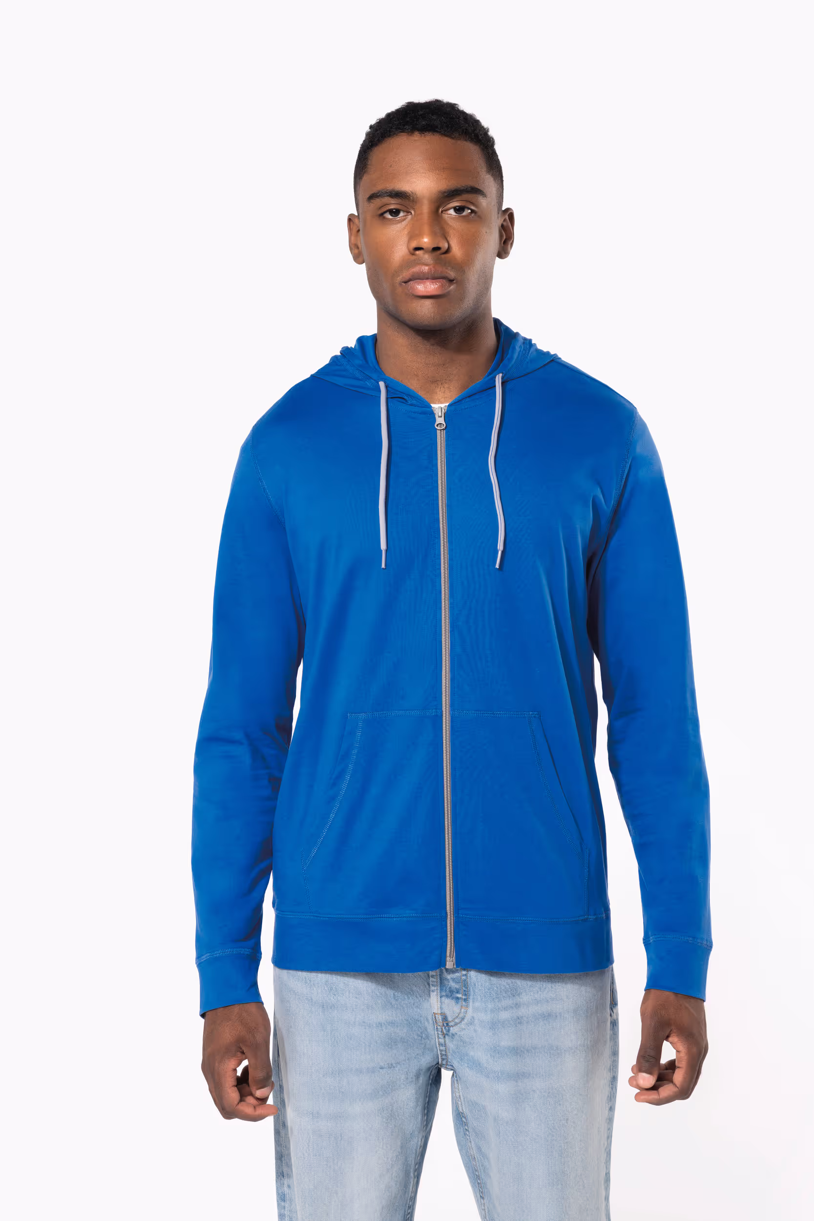 Veste coton légère à capuche – Image 2