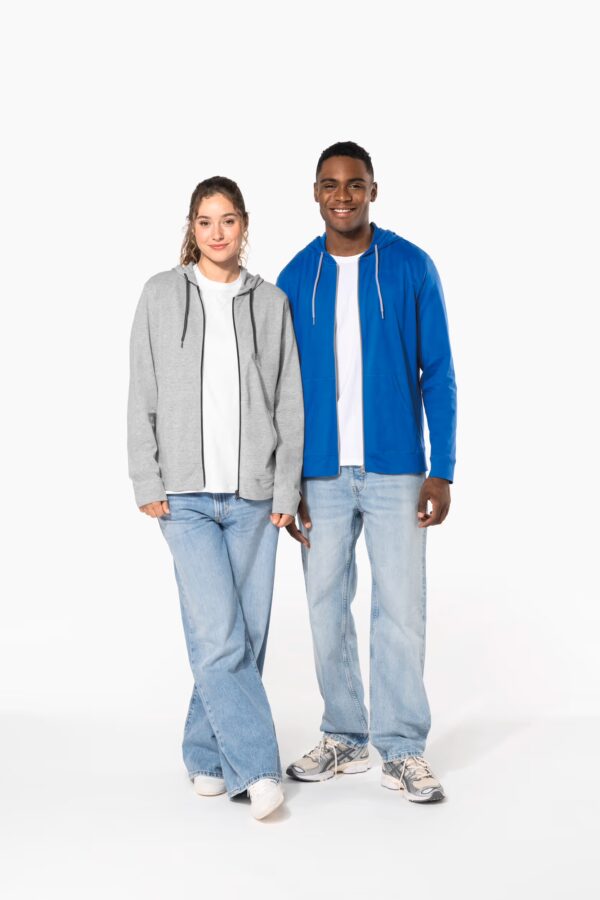 Veste coton légère à capuche