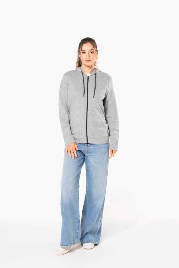 Veste coton légère à capuche