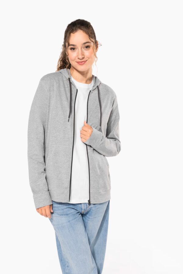 Veste coton légère à capuche
