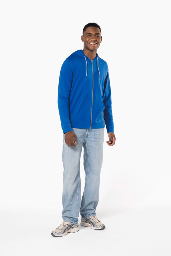 Veste coton légère à capuche