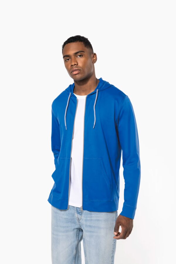 Veste coton légère à capuche