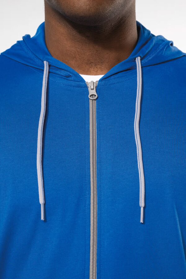 Veste coton légère à capuche