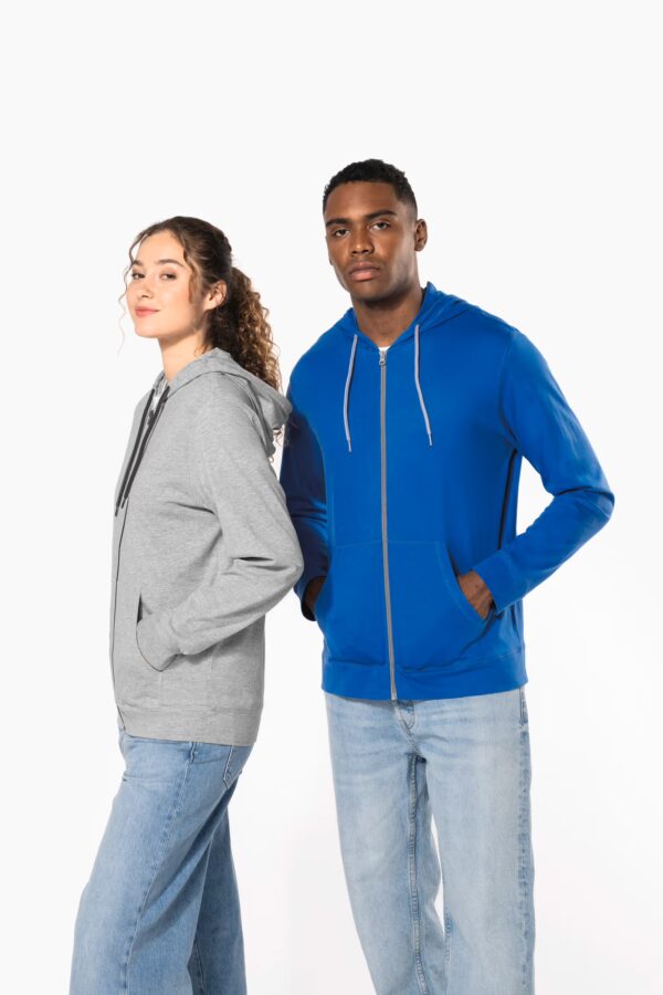 Veste coton légère à capuche