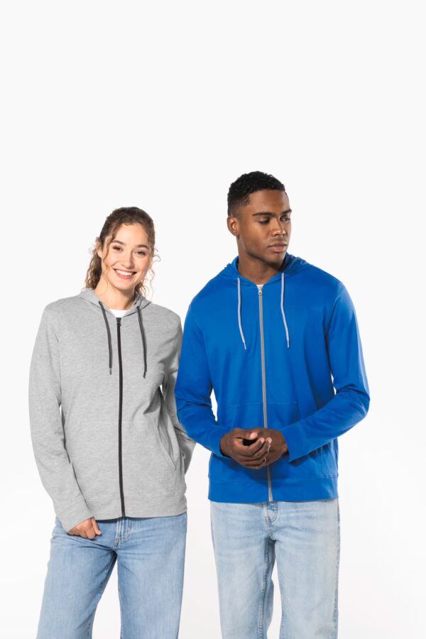 Veste coton légère à capuche