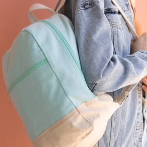Sac à dos essentiel en coton – Image 1