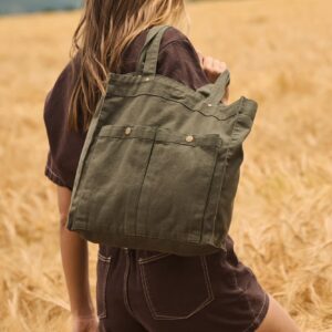 Sac à main à double poche frontale – Image 2
