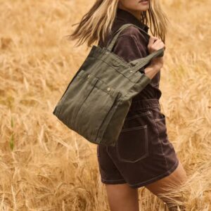 Sac à main à double poche frontale – Image 1