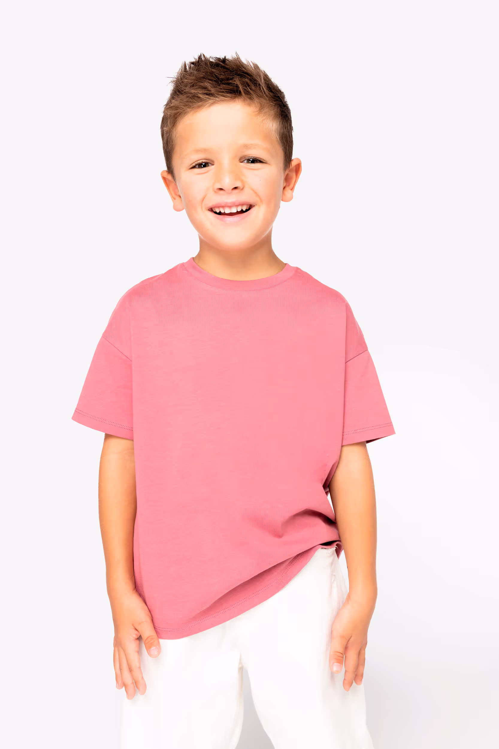 T-shirt écoresponsable à épaules tombantes enfant – Image 4
