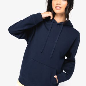Sweat-shirt écoresponsable à capuche  à épaules tombantes French Terry unisexe – Image 3
