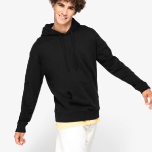 Sweat-shirt écoresponsable à capuche  à épaules tombantes French Terry unisexe – Image 4