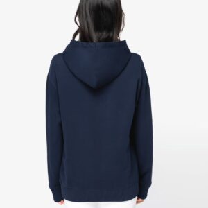 Sweat-shirt écoresponsable à capuche  à épaules tombantes French Terry unisexe – Image 5