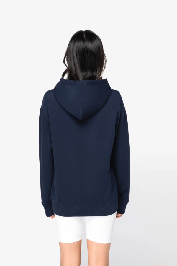 Sweat-shirt écoresponsable à capuche  à épaules tombantes French Terry unisexe