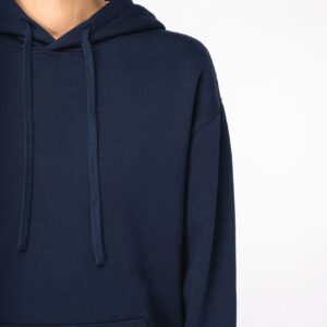 Sweat-shirt écoresponsable à capuche  à épaules tombantes French Terry unisexe – Image 7
