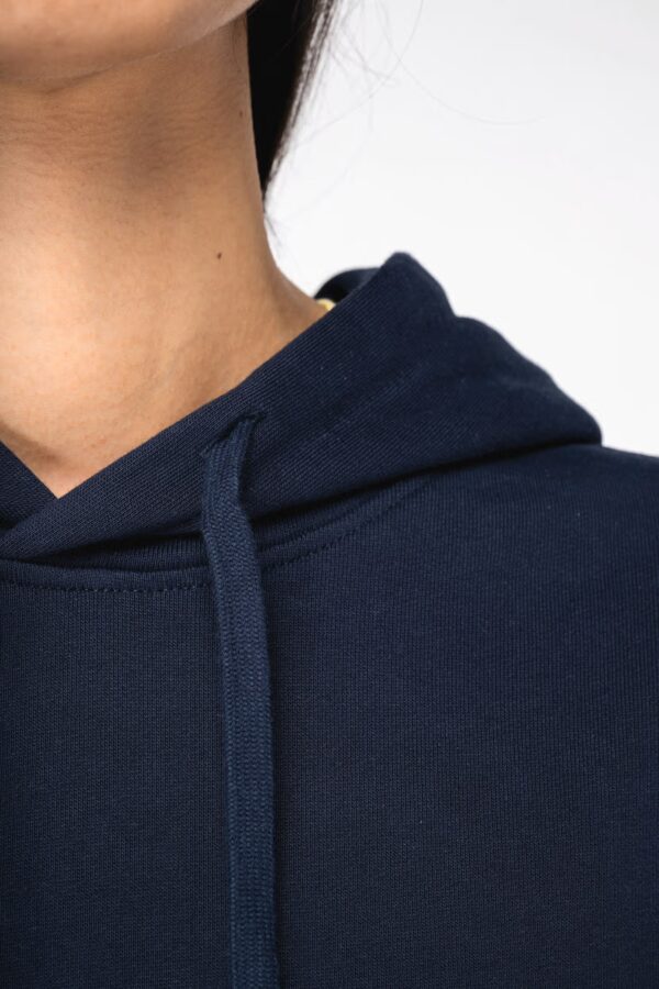Sweat-shirt écoresponsable à capuche  à épaules tombantes French Terry unisexe