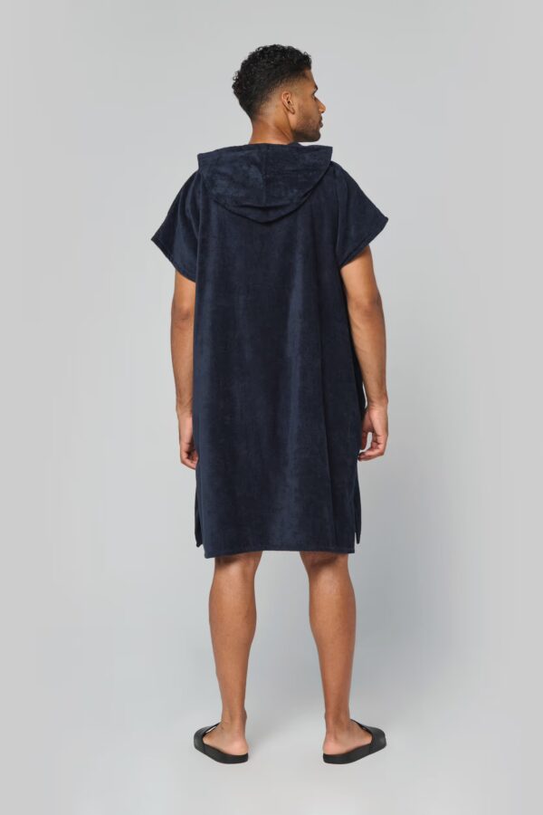Poncho éponge à capuche unisexe