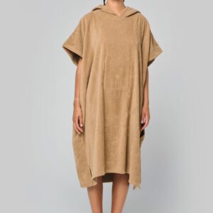 Poncho éponge à capuche unisexe – Image 4