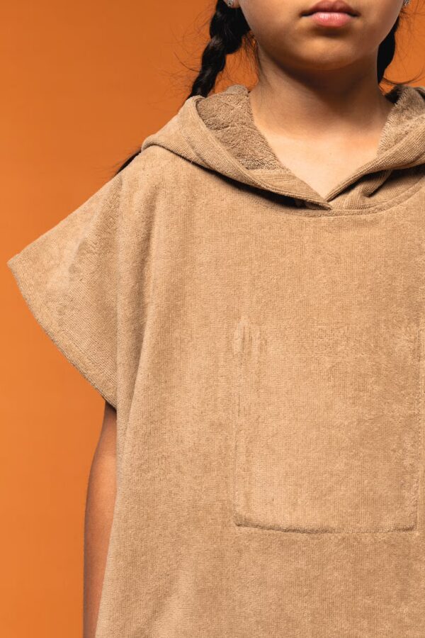 Poncho éponge à capuche enfant