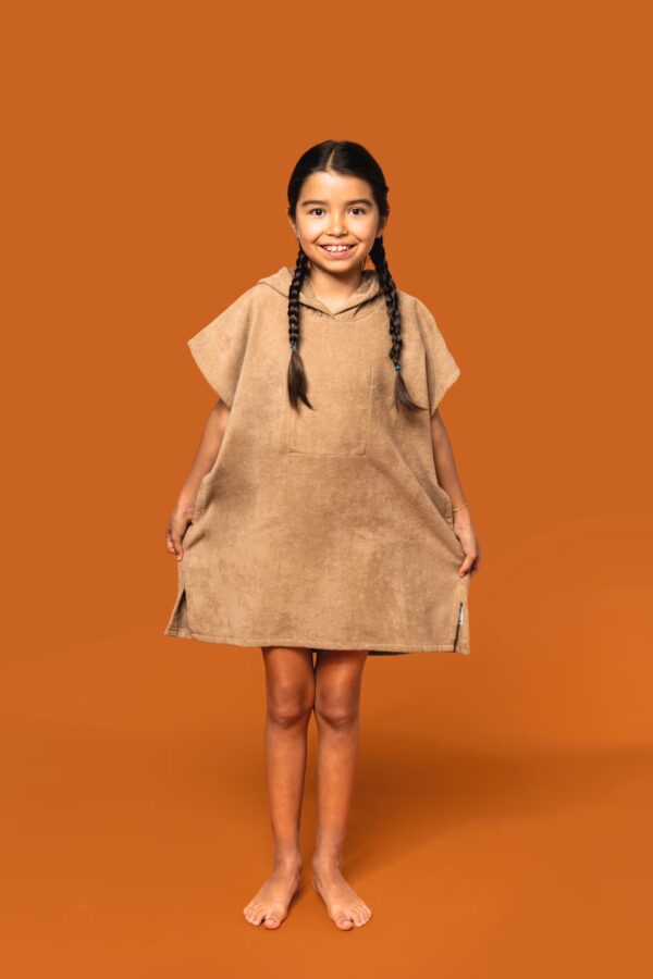 Poncho éponge à capuche enfant