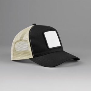 Casquette trucker 5 panneaux avec patch carré – Image 5