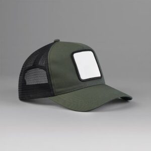 Casquette trucker 5 panneaux avec patch carré – Image 6
