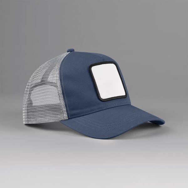 Casquette trucker 5 panneaux avec patch carré