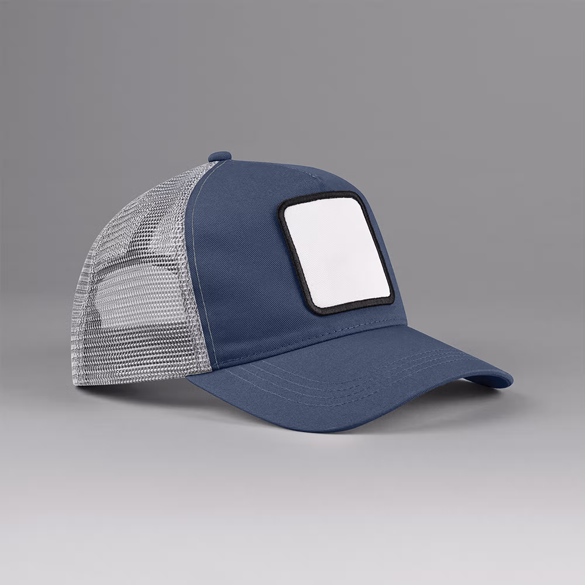 Casquette trucker 5 panneaux avec patch carré – Image 7
