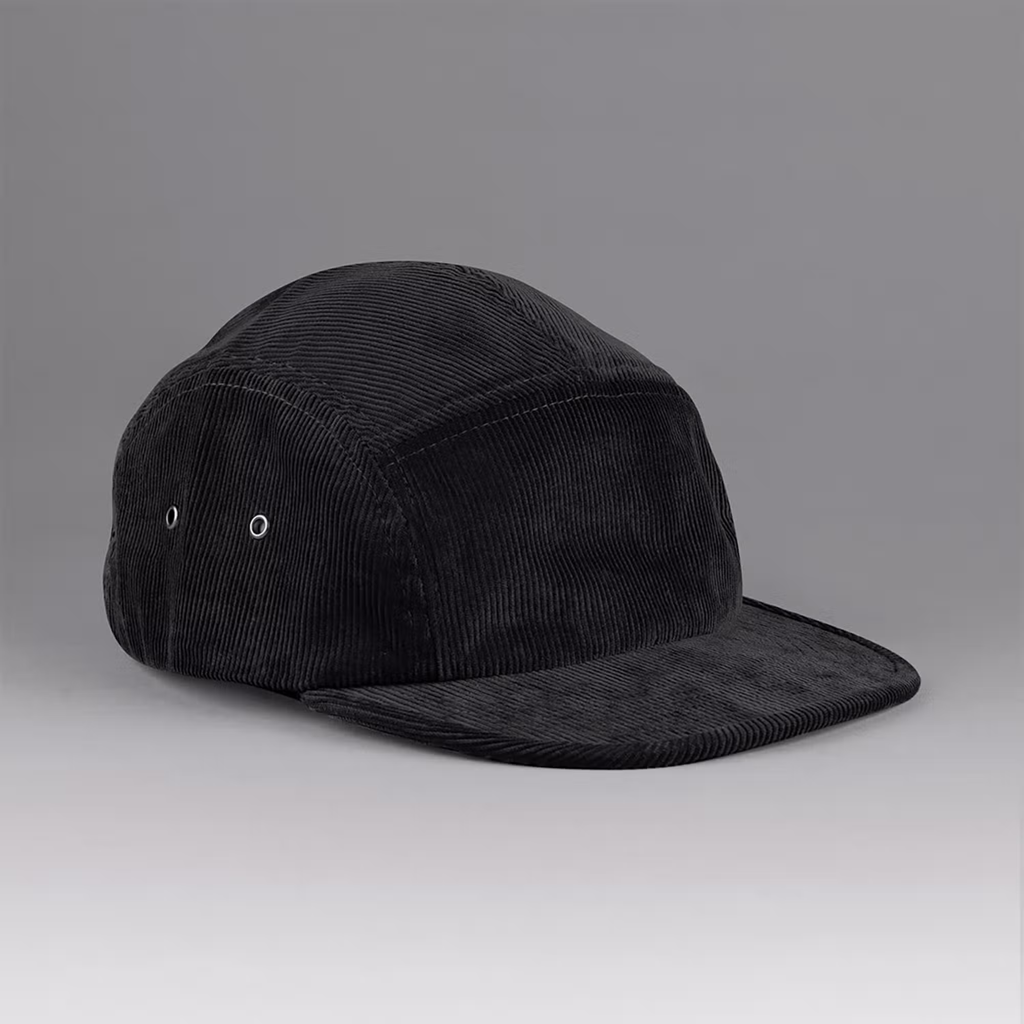 Casquette campeur 5 panneaux en velours – Image 2